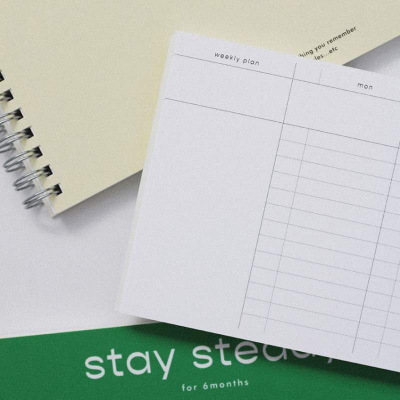 Be On D - After The Rain Stay Steady Planner - Be On D - Stationery - Harumio