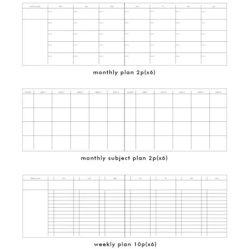 Be On D - After The Rain Stay Steady Planner - Be On D - Stationery - Harumio