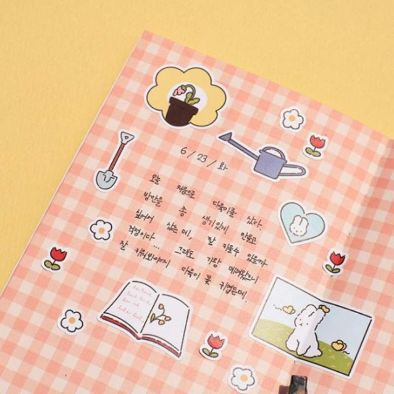 Be On D - After The Rain Rabbit & Dog Sticker - Be On D - Stationery - Harumio