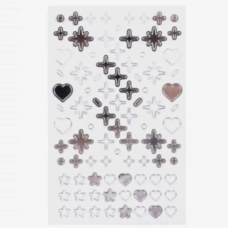 Be On D - After The Rain Silver Deco Sticker - Be On D - Stationery - Harumio