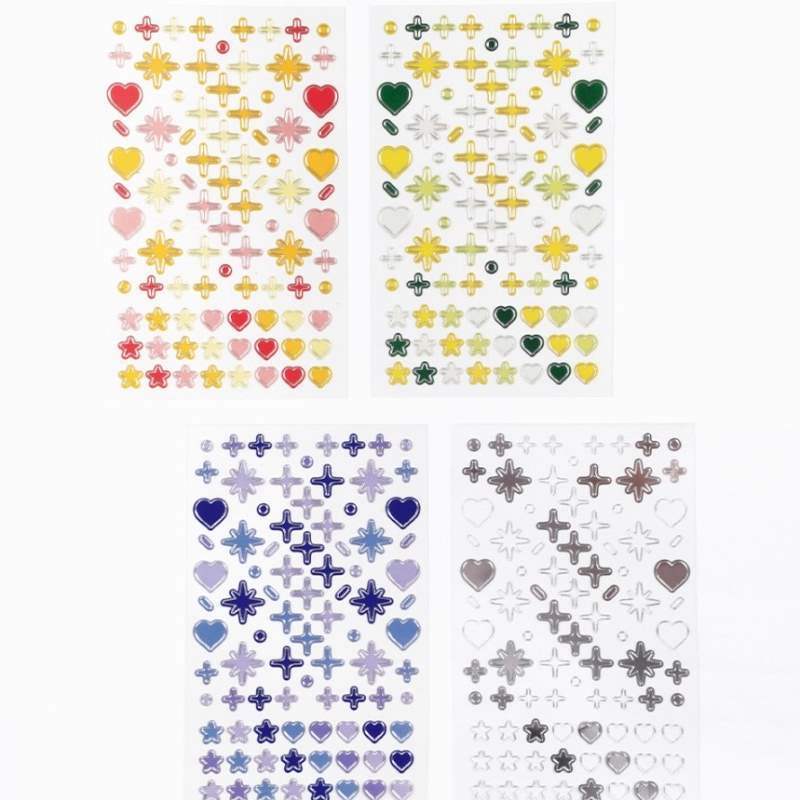 Be On D - After The Rain Silver Deco Sticker - Be On D - Stationery - Harumio