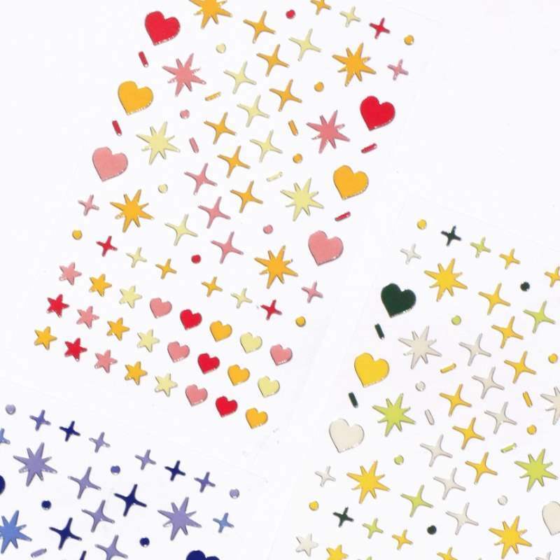 Be On D - After The Rain Silver Deco Sticker - Be On D - Stationery - Harumio