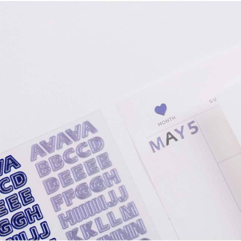 Be On D - After The Rain Silver Deco Sticker - Be On D - Stationery - Harumio