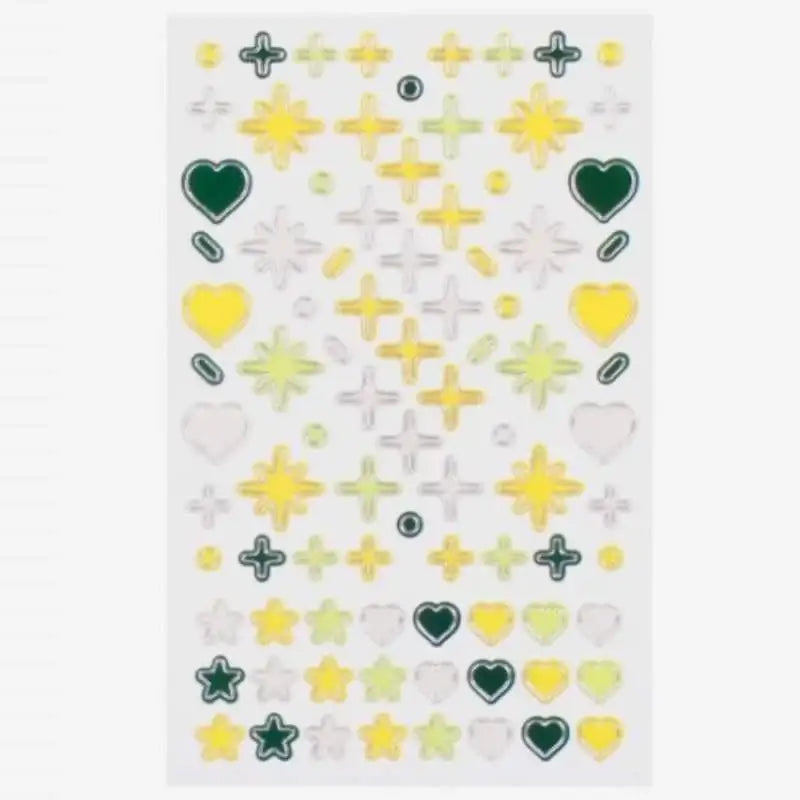 Be On D - After The Rain Silver Deco Sticker - Be On D - Stationery - Harumio