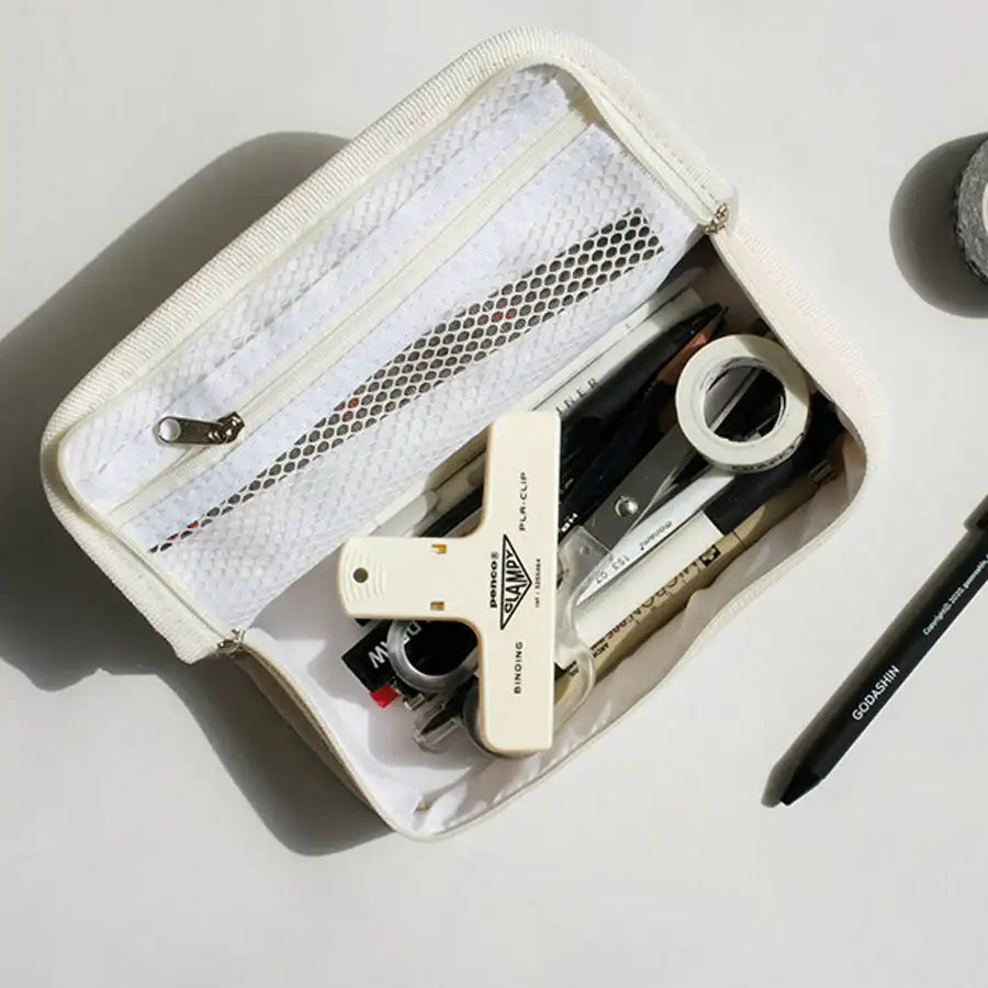Be on D - On The Table - Pencil Case (Checkerboard) - Be on D - Storage & Organization - Harumio