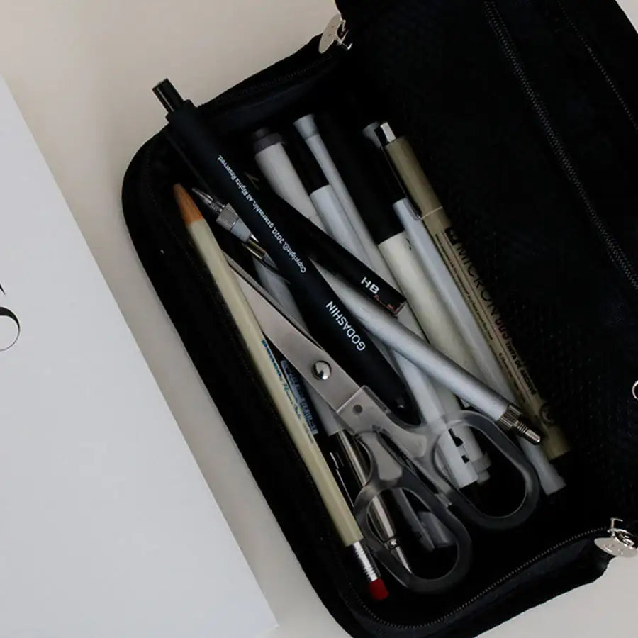 Be on D - On The Table - Pencil Case (Checkerboard) - Be on D - Storage & Organization - Harumio