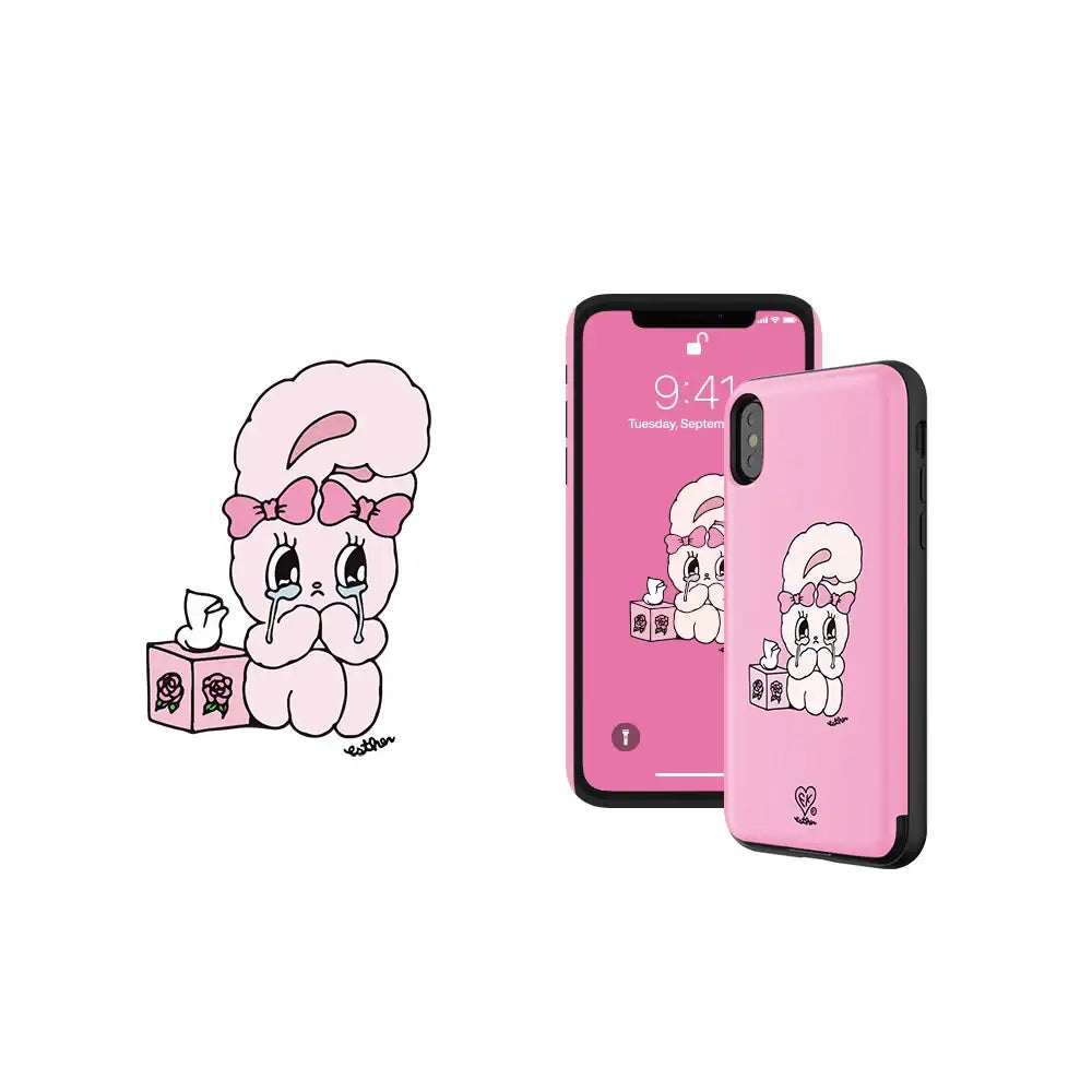 Esther Bunny - Card Slot Phone Case - Esther Bunny - Accessories - Harumio