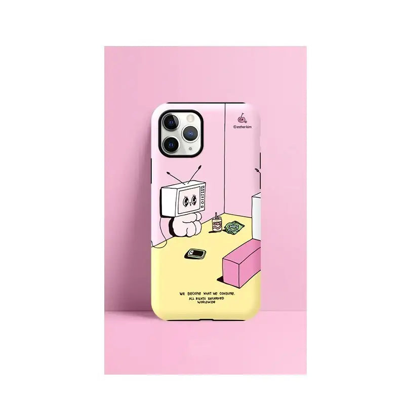 Esther Bunny - Guard Up Phone Case - Comic Series - Esther Bunny - Accessories - Harumio
