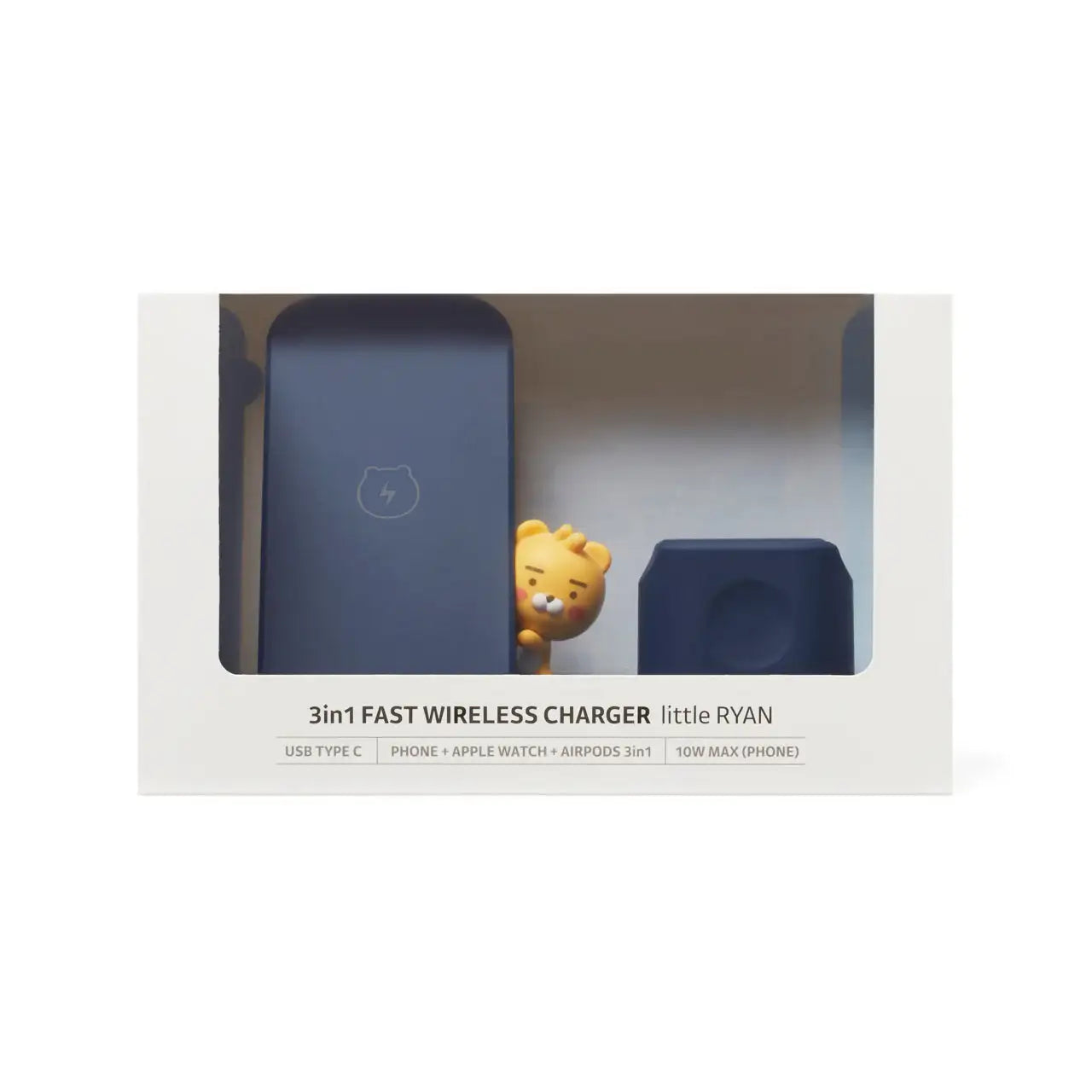 Kakao Friends - 3 in 1 Fast Wireless Charger - Kakao Friends - Accessories - Harumio
