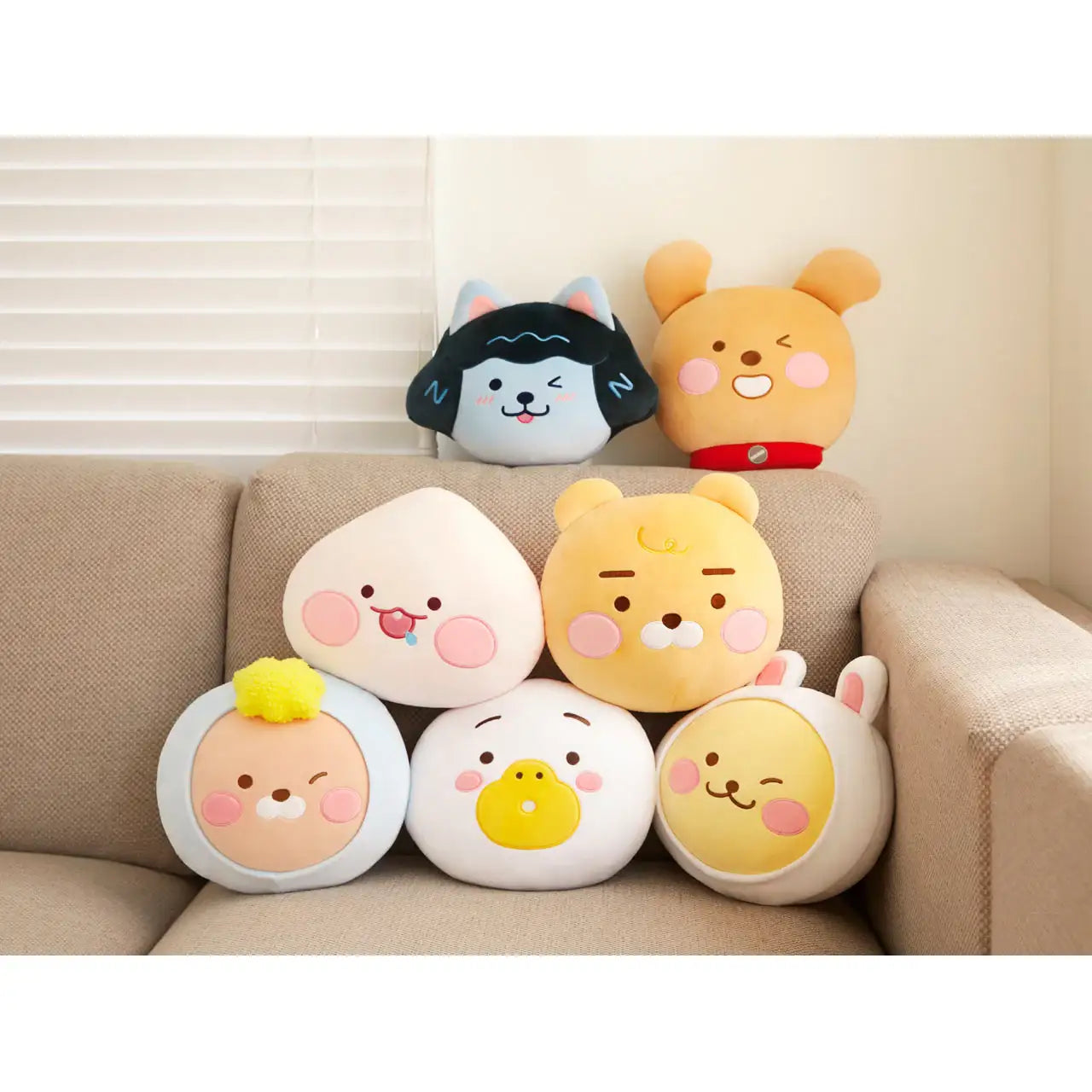 Kakao Friends - Little Face Cushion - Kakao Friends - Plush - Harumio