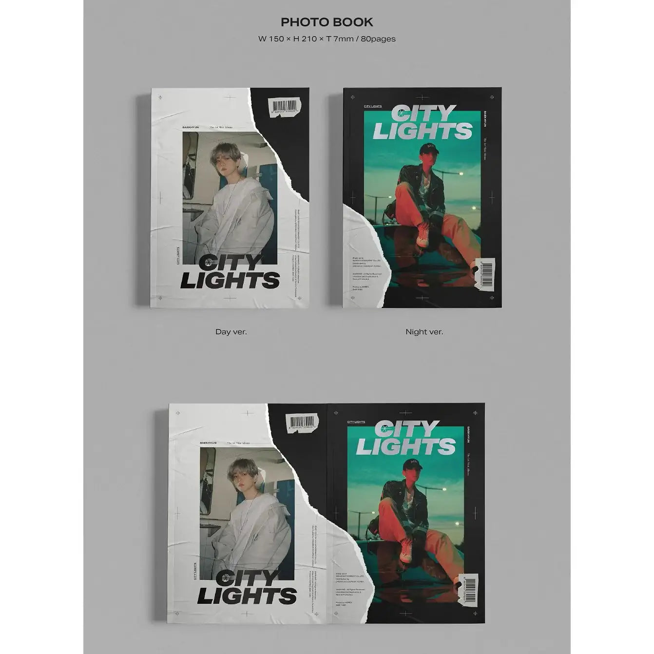 Baek Hyun - Mini Album Vol. 1 City Lights - Baek Hyun - Mini Album - Harumio