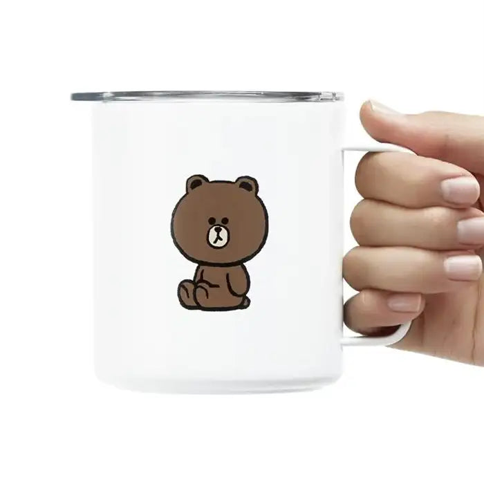 Line Friends - Camp Cup - Brown - Line Friends - Accessories - Harumio