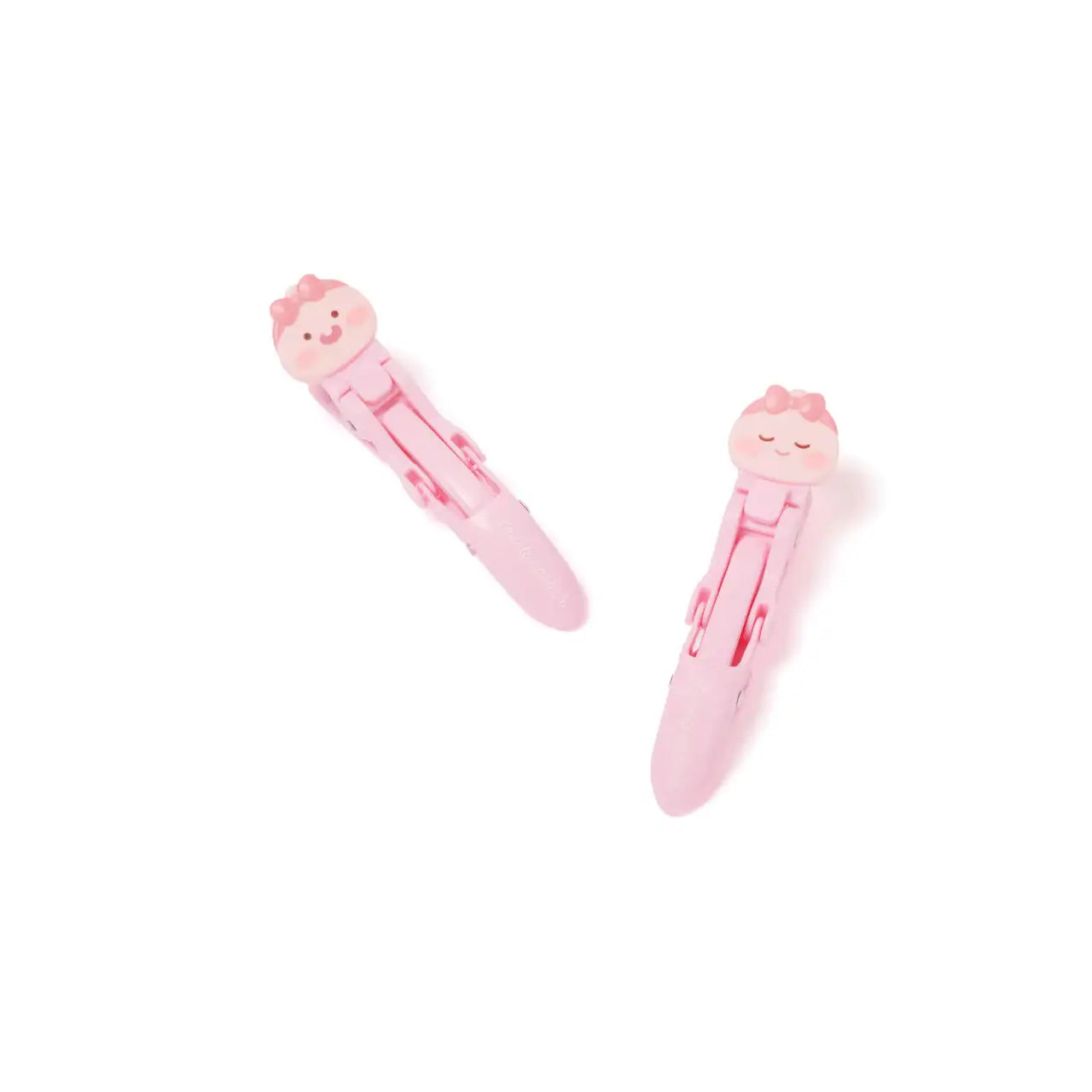 Kakao Friends - Lovely Apeach Mini Clamp Set (2pcs) - Kakao Friends - Accessories - Harumio