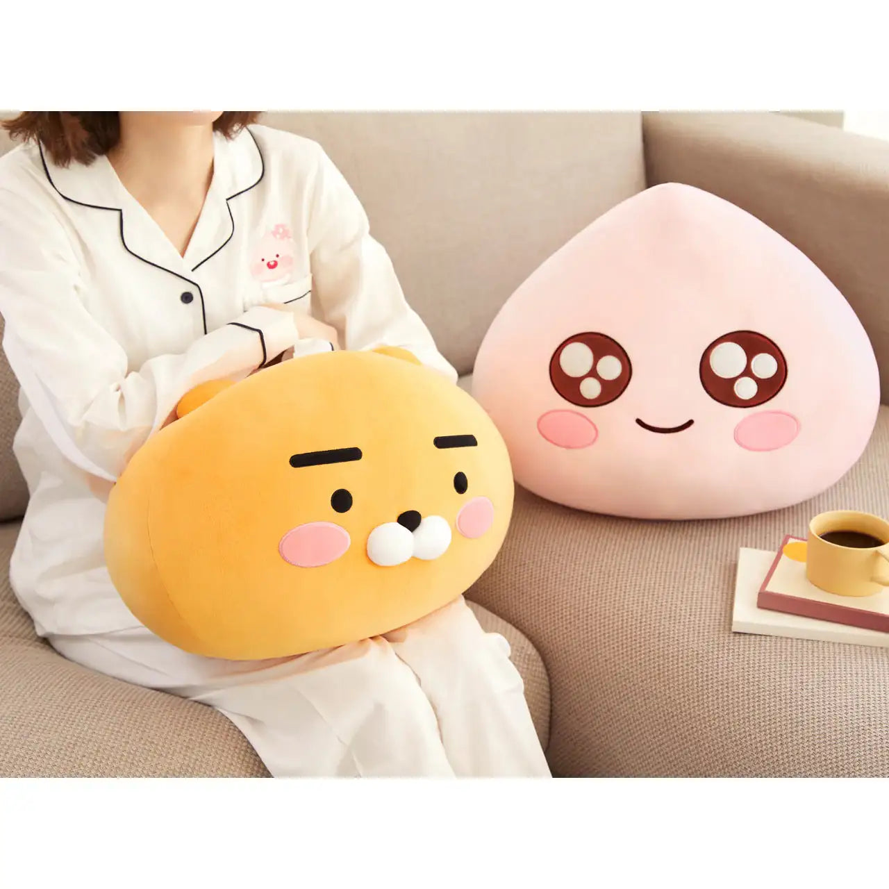 Kakao Friends - Face Soft Cushion - Kakao Friends - Plush - Harumio
