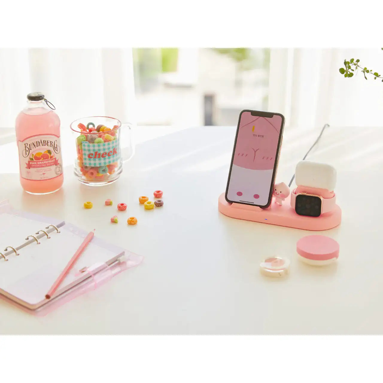 Kakao Friends - 3 in 1 Fast Wireless Charger - Kakao Friends - Accessories - Harumio