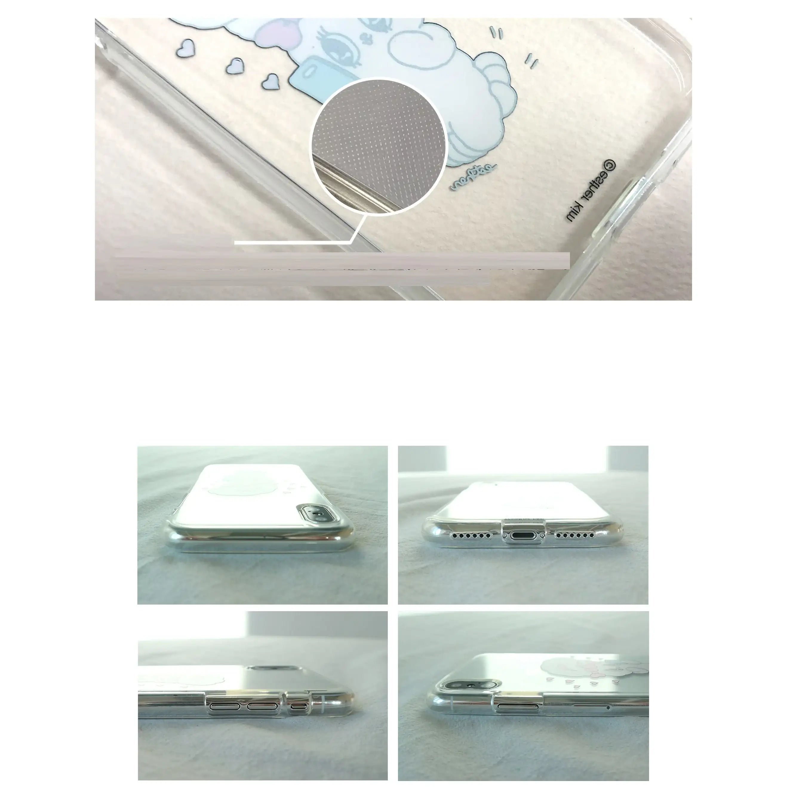 Esther Bunny - Clear Soft Phone Case - Esther Bunny - Accessories - Harumio