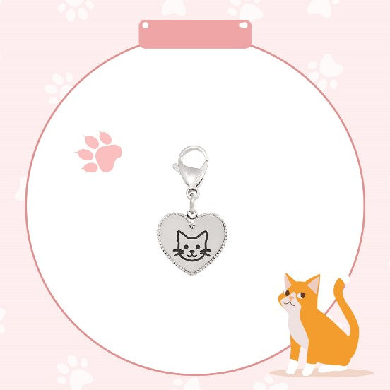 OST - My Little Friends - Meow Cat Couple Necklace Set