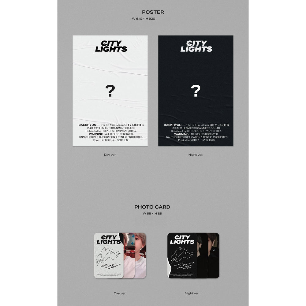 Baek Hyun - Mini Album Vol. 1 City Lights