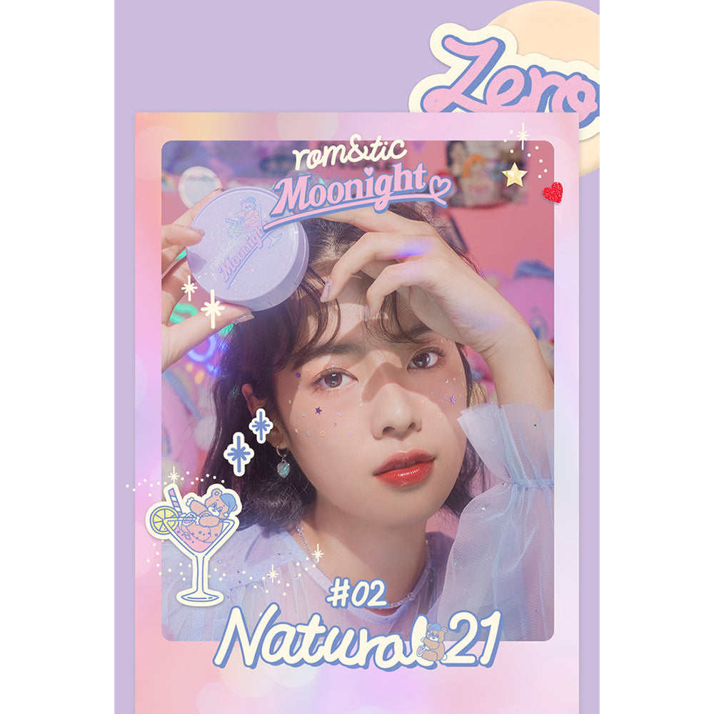 rom&nd x neonmoon - rom&tic Moonight Zero Cushion Compact Powder
