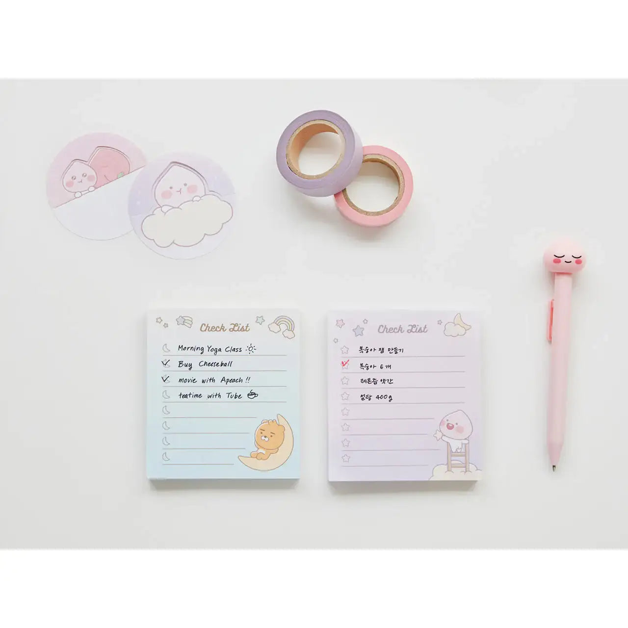 Kakao Friends - Mini Checklist Pad - Kakao Friends - Accessories - Harumio