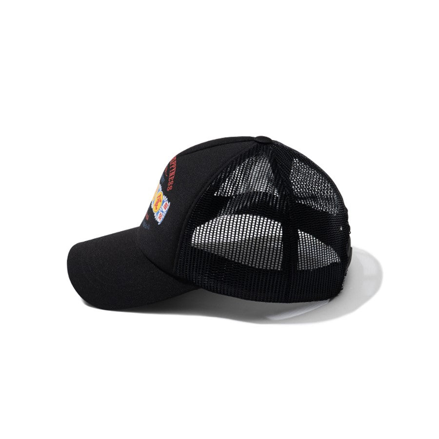 HAPPY FOOD x CRITIC - Retro Logo Mesh Cap
