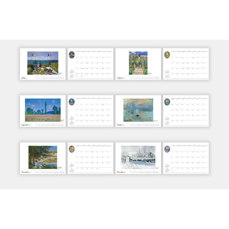 ARTNUOVEAU - 2023 Characters Desk Calendar Collection - ARTNUOVEAU - Calendar - Harumio