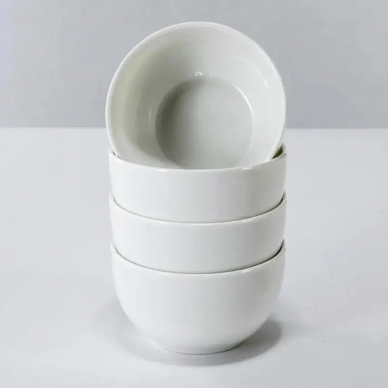 Korean WOW ROUND Bone China Rice Bowl Set - Modern House - Kitchenware - Harumio