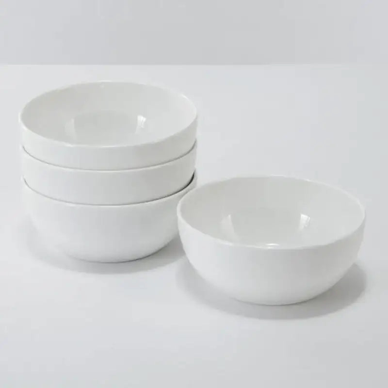 Korean WOW ROUND Bone China Soup Bowl Set 4P - Modern House - Kitchenware - Harumio