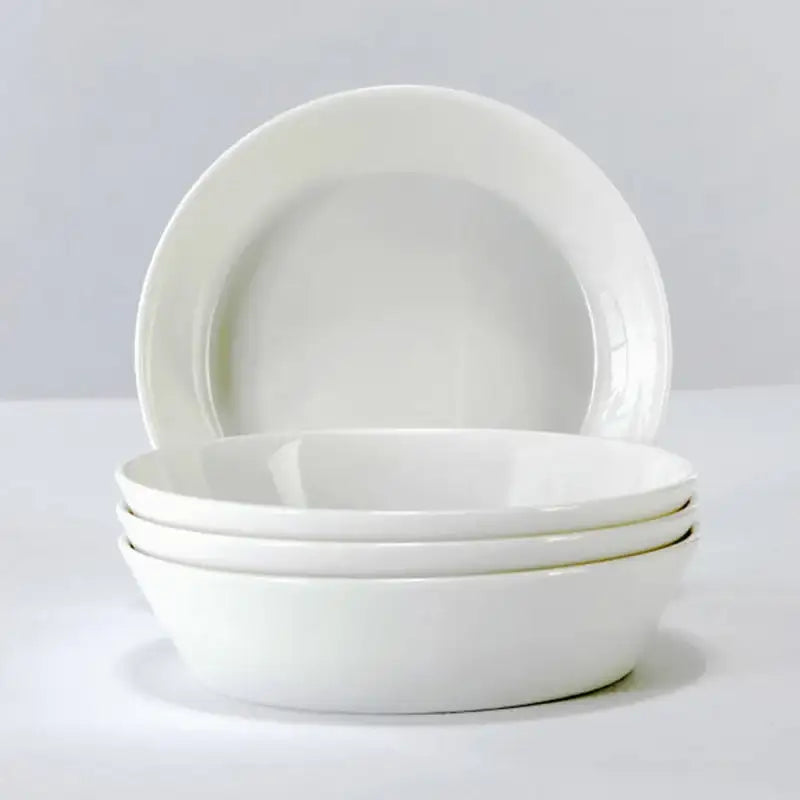 Korean WOW Bone China Deep Plate Small Set - Modern House - Kitchenware - Harumio
