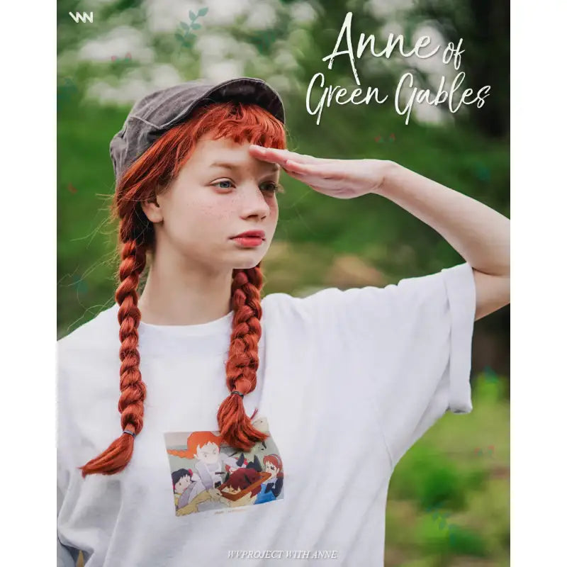WVProject x Anne of Green Gables - Anne Hits Gilbert Short Sleeve T-shirt - WVProject - T-Shirts - Harumio