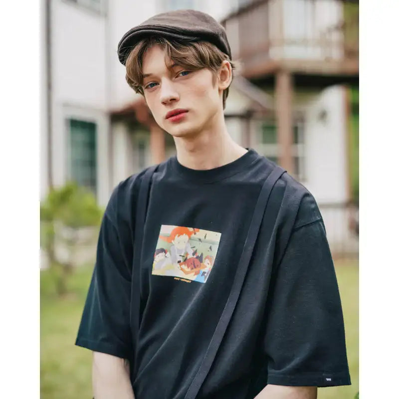 WVProject x Anne of Green Gables - Anne Hits Gilbert Short Sleeve T-shirt - WVProject - T-Shirts - Harumio