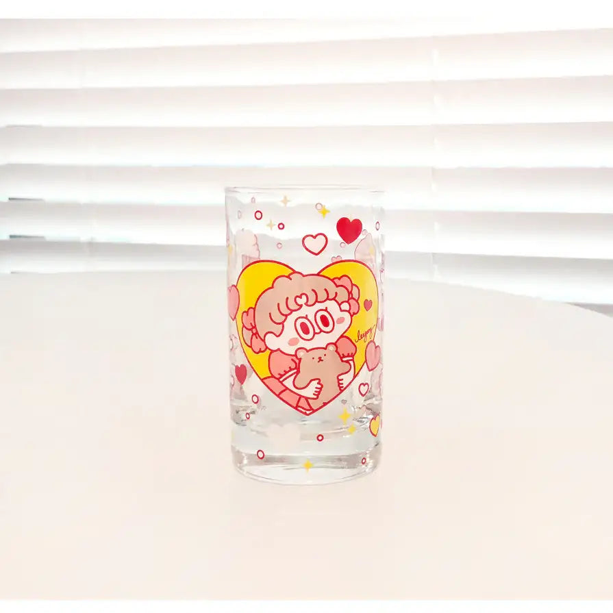 Standard Love Dance - Cherry Pie Retro Glass Cup - Standard Love Dance - Accessories - Harumio