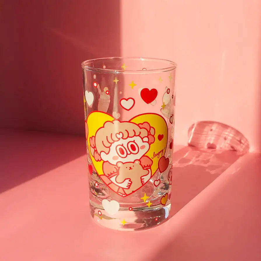 Standard Love Dance - Cherry Pie Retro Glass Cup - Standard Love Dance - Accessories - Harumio