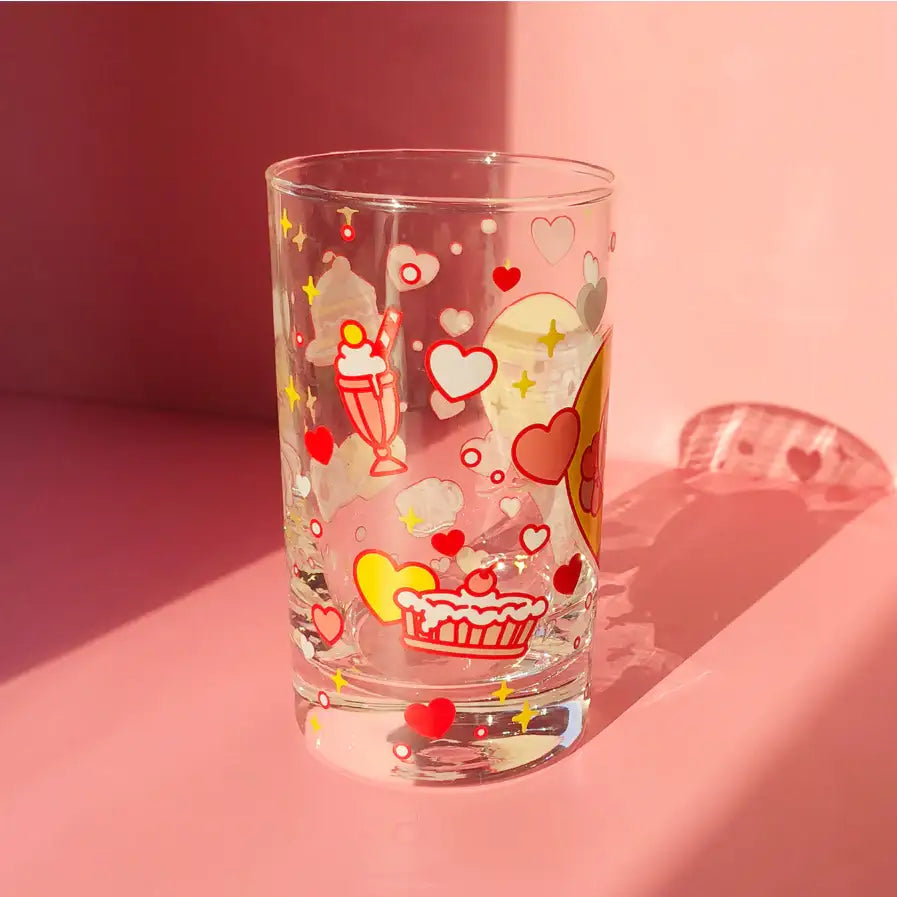 Standard Love Dance - Cherry Pie Retro Glass Cup - Standard Love Dance - Accessories - Harumio