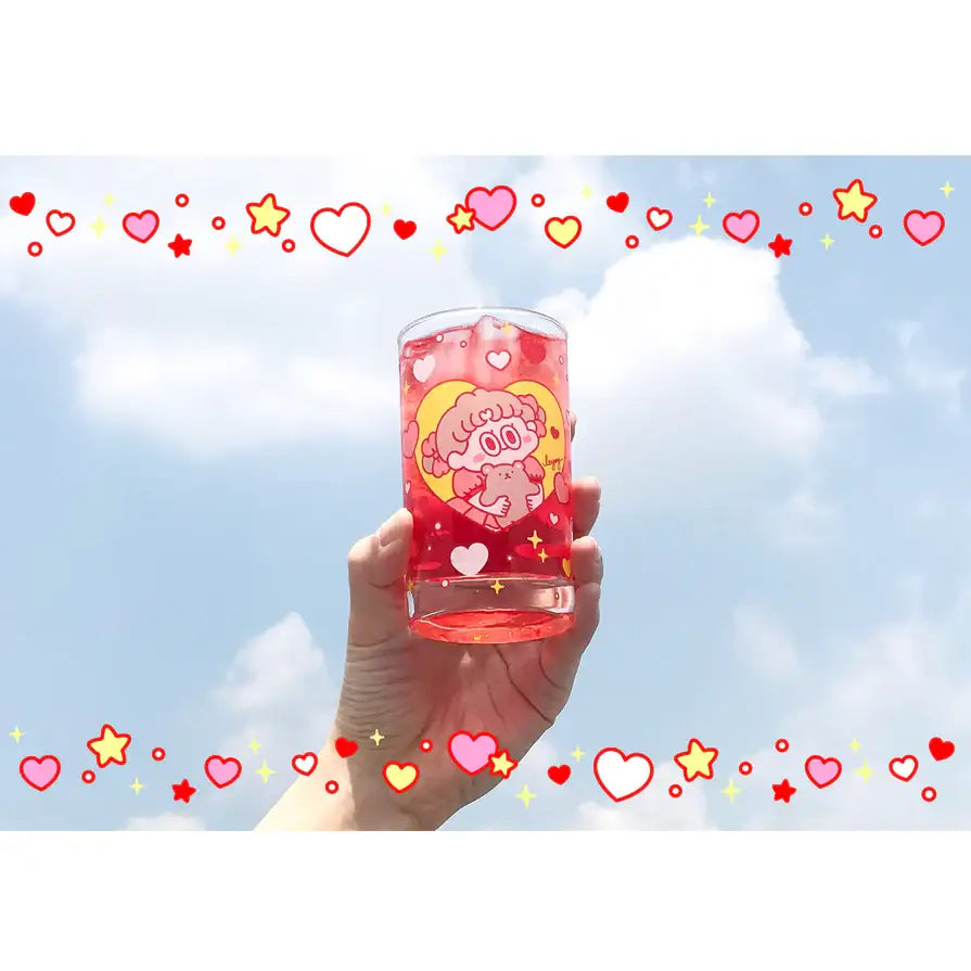 Standard Love Dance - Cherry Pie Retro Glass Cup - Standard Love Dance - Accessories - Harumio