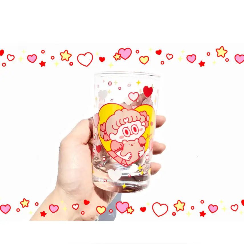 Standard Love Dance - Cherry Pie Retro Glass Cup - Standard Love Dance - Accessories - Harumio