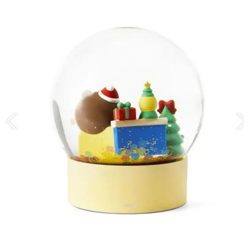LINE Friends - Brown & Sally Holiday Water Globe - LINE FRIENDS - Water Globe - Harumio