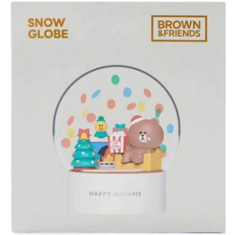 LINE Friends - Brown & Sally Holiday Water Globe - LINE FRIENDS - Water Globe - Harumio