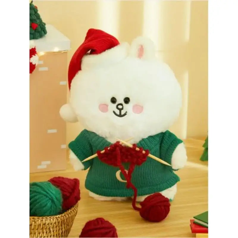 LINE Friends - Standing Doll Holiday Edition - Medium - LINE FRIENDS - Plush - Harumio