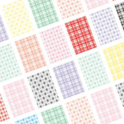 Yudaeng - Checkered Photocard Binder Mount - Yudaengdotcom - Photocard Mounts - Harumio