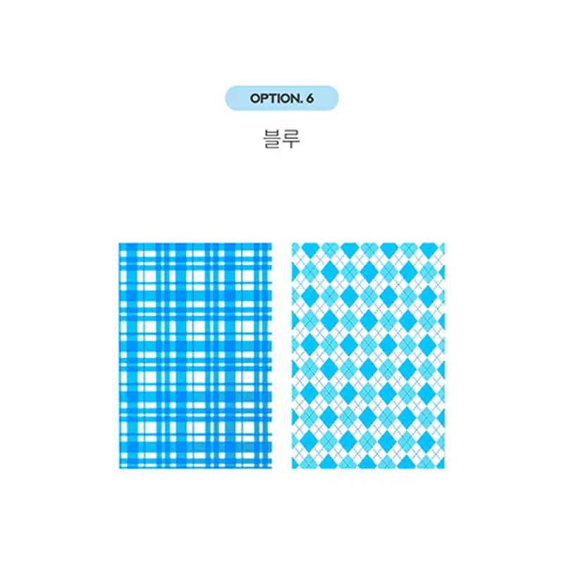 Yudaeng - Checkered Photocard Binder Mount - Yudaengdotcom - Photocard Mounts - Harumio