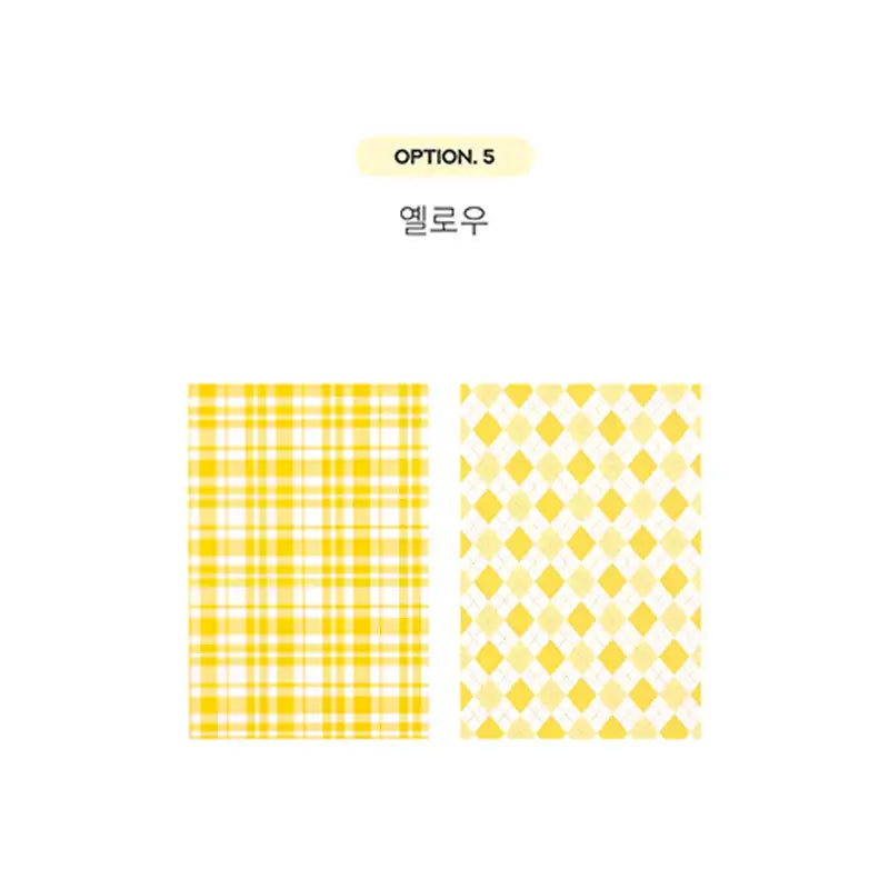 Yudaeng - Checkered Photocard Binder Mount - Yudaengdotcom - Photocard Mounts - Harumio