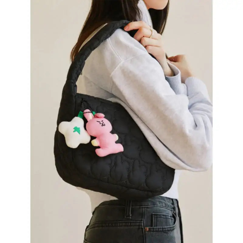 BT21 - Winter Quilted Hobo Bag - LINE FRIENDS - Hobo Bag - Harumio