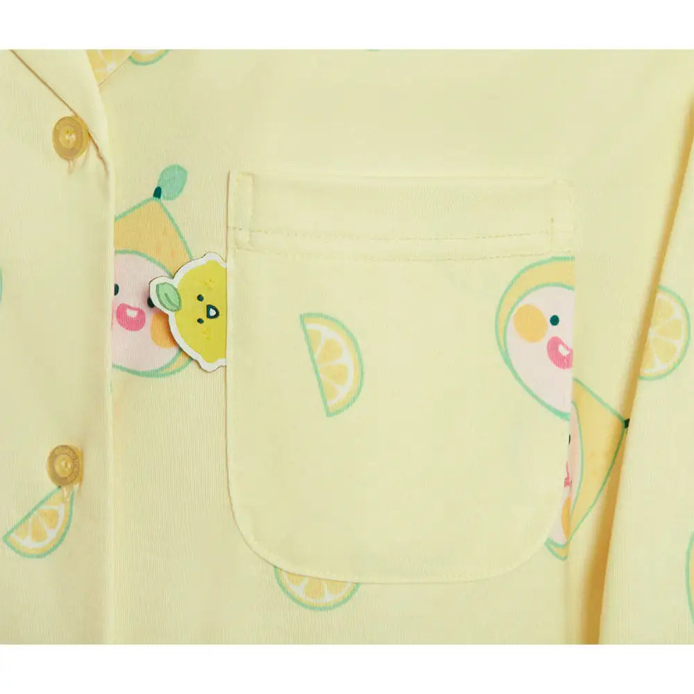 Kakao Friends - Lemon Terrace Apeach Dress Pajamas - Kakao Friends - Clothing - Harumio