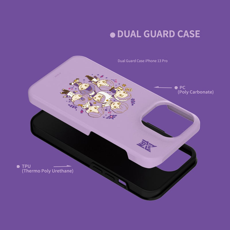 BTS - TinyTAN Purple Holidays Dual Guard Phone Case