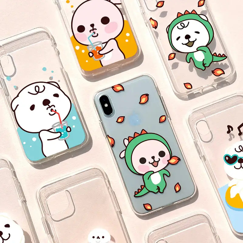 Merry Between - Dinosaur Soft Jelly Phone Case - Merry Between - Accessories - Harumio