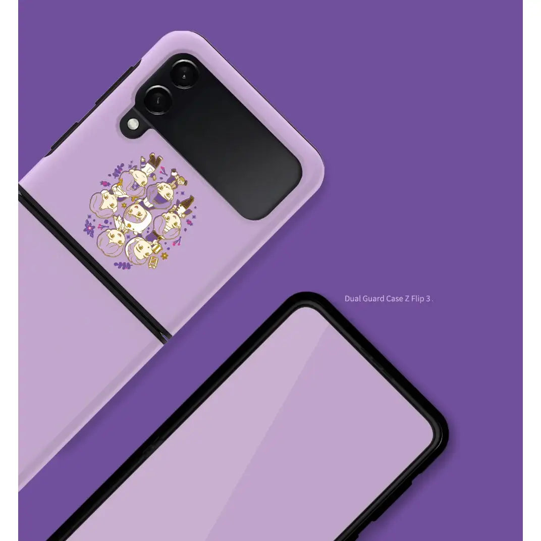 BTS - TinyTAN Purple Holidays Dual Guard Phone Case - BTS - Accessories - Harumio