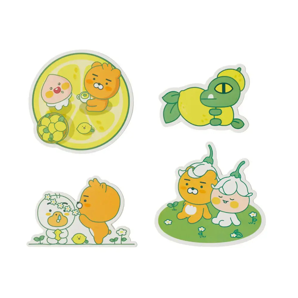 Kakao Friends - Lemon Terrace Deco Sticker Set - Kakao Friends - Accessories - Harumio