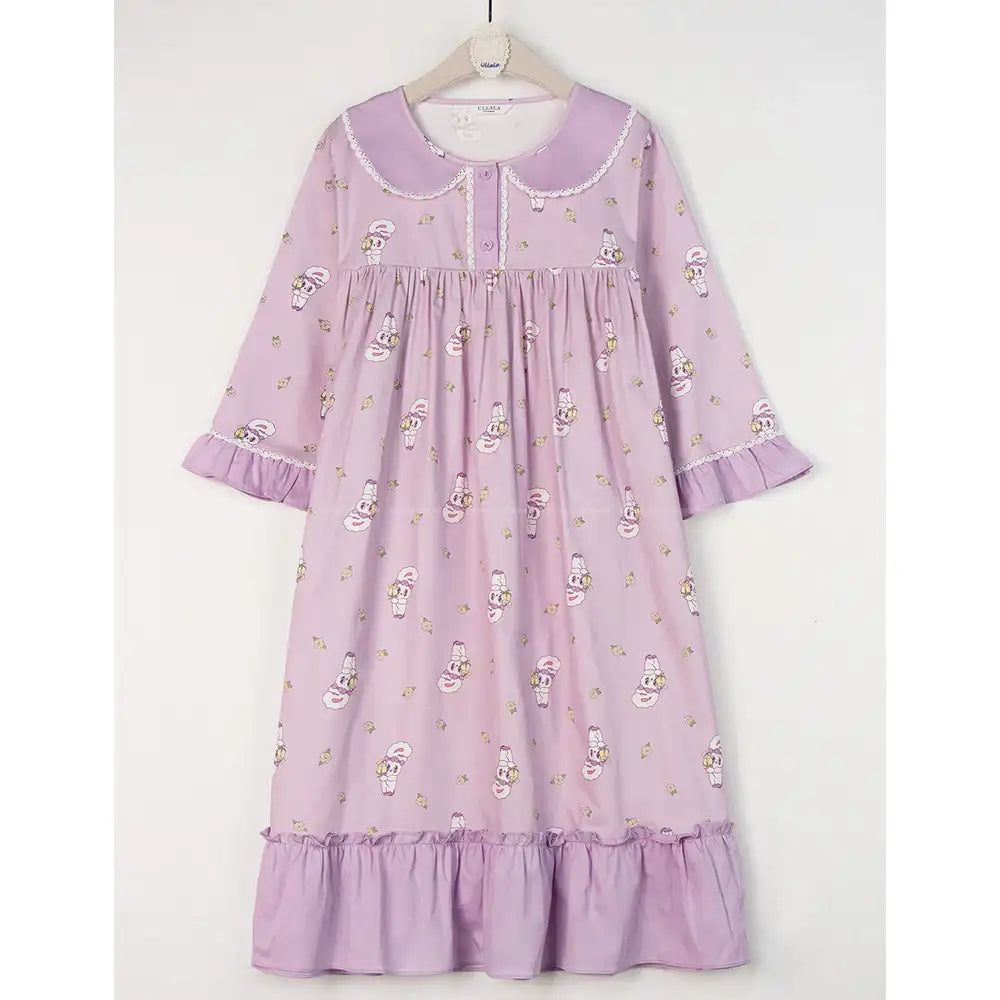 Esther Bunny x Ullala - Sweet Bunny Dress Pajamas - Esther Bunny x Ullala - Clothing - Harumio