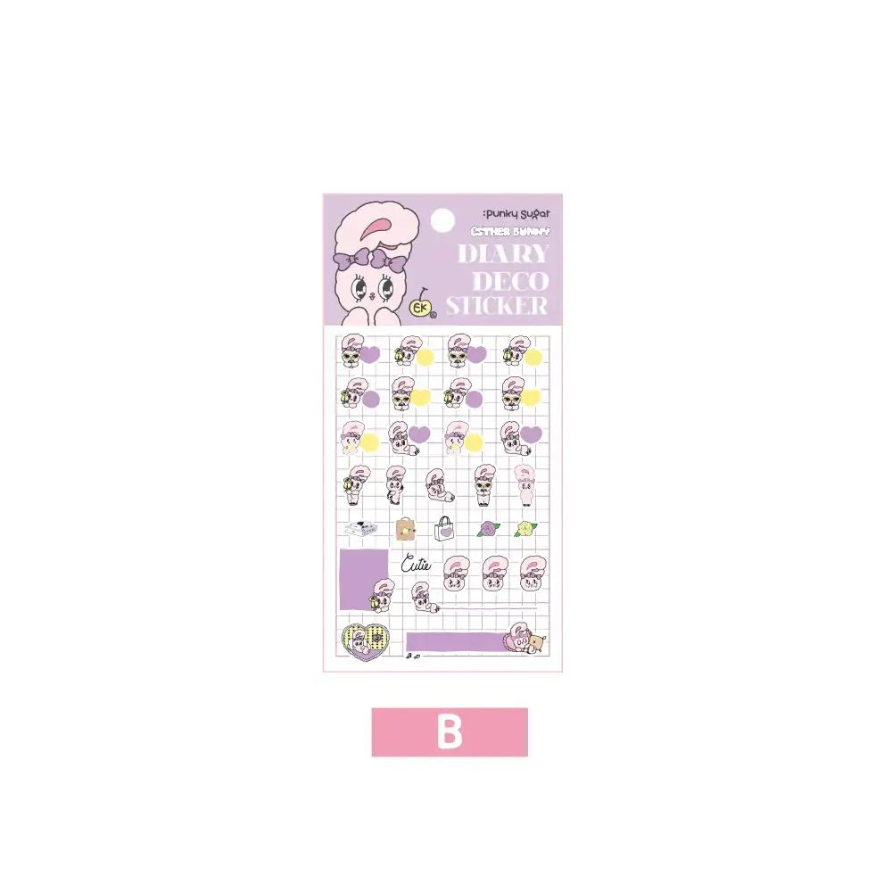 Esther Bunny - Diary Deco Sticker - Esther Bunny - Accessories - Harumio